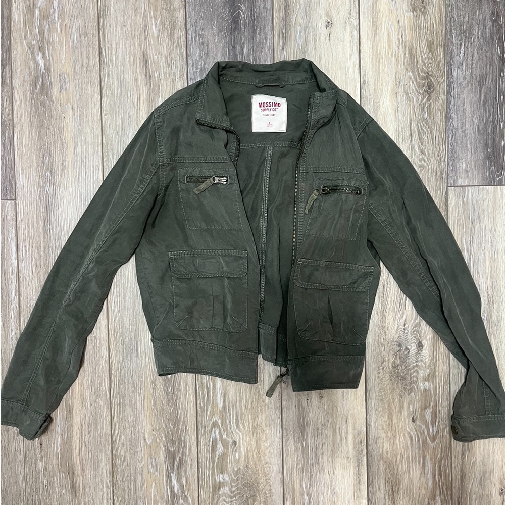 Olive Cargo Jacket
